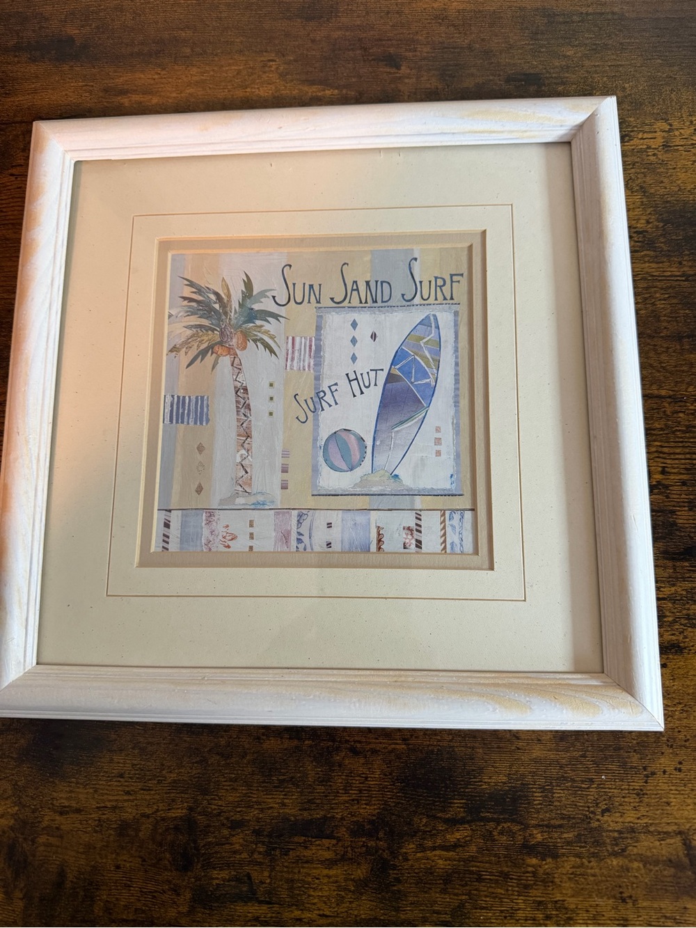 Katherine Elizabeth Pope Sun Sand Surf Framed Wall Art Beach Coastal 12x12